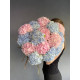 Bouquet of blue and pink hydrangeas