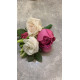 A vibrant bridal bouquet accented with a fuchsia peony rose #19113