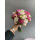 A vibrant bridal bouquet accented with a fuchsia peony rose #19113